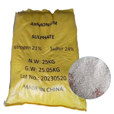 MSDS COA biały krystaliczny (NH4) 2SO4 siarczan amonu Chemiczny dla nawozów Certyfikowany ISO